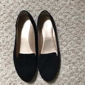 (Worn once) stylish black loafers